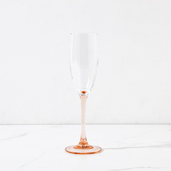 pink Champagne Glass